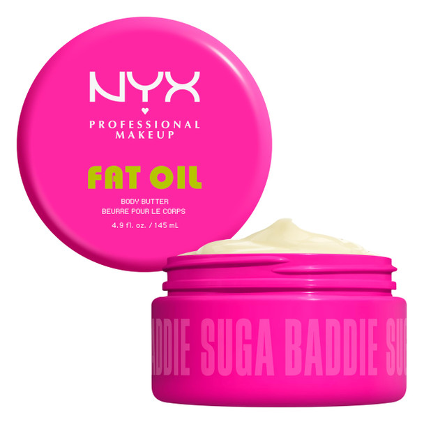 Nyx Professional Makeup Fat Oil Body Butter In Caramelt Mami Caramel Scented Body Cream