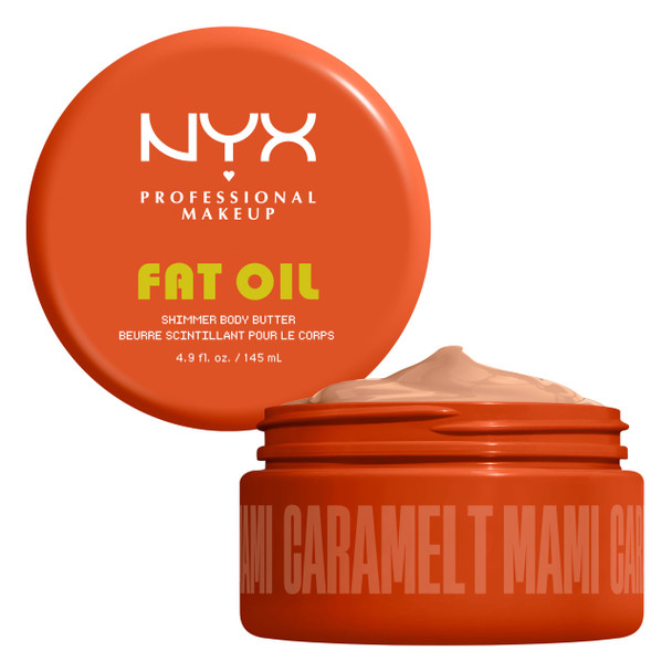 Nyx Professional Makeup Fat Oil Body Butter In Caramelt Mami Caramel Scented Body Cream