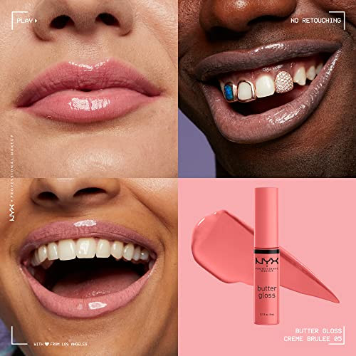 Nyx Professional Makeup Butter Gloss NonSticky Lip Gloss Creme Brulee and Tiramisu