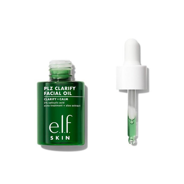 E.L.F. Skin Plz Clarify Facial Oil Face Oil For Treating and Preventing 1 Oz