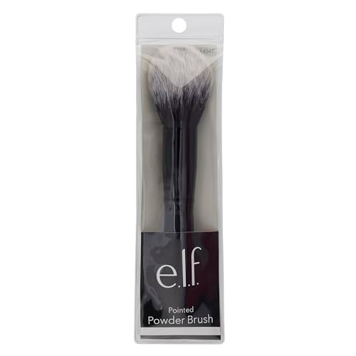 E.L.F. Pointed Powder Brush Makeup Tool With Tapered End For Flawless Contouring