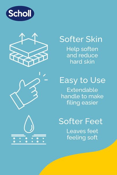 Dr. SchollS Scholl Hard Skin Foot File Double Action Footfile For Hard Skin