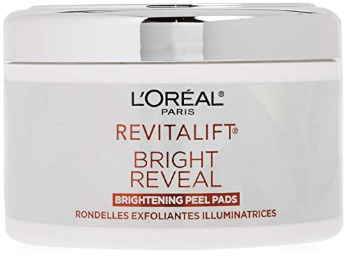 LOreal Paris LOr Al Paris Revitalift Bright Reveal AntiAging Exfoliating Peel Pads With 30 Count Pack Of 1