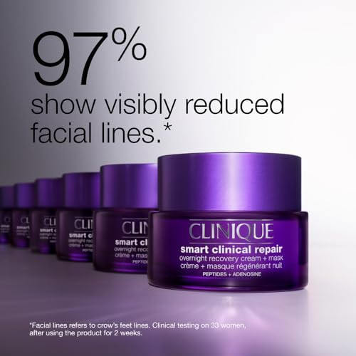 Clinique Smart Clinical Repair Anti Aging Overnight Recovery Face Cream + Mask 1.7 Fl Oz