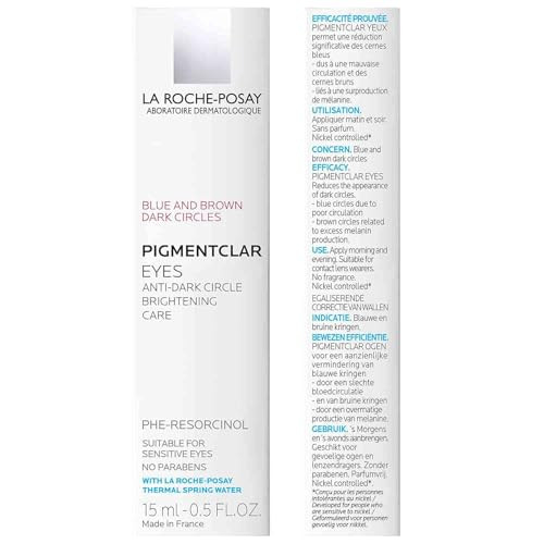 La Roche-Posay RochePosay Pigmentclar Dark Circles Eye Cream With Caffeine Brightens Under Eye