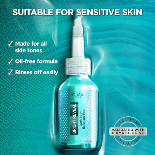 LOreal Paris Bright Reveal Dark Spot Exfoliant Peel 25% Aha Bha Pha Face