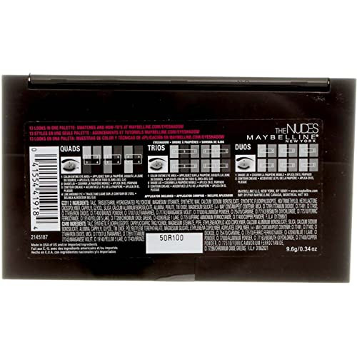 Maybelline York The Nudes Eyeshadow Palette Pack Of 3 0.34 Oz Pack Of 3