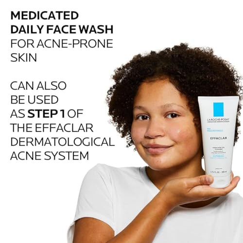 La Roche-Posay RochePosay Effaclar Medicated Gel Cleanser 2% Salicylic Acid Cleanser + Lha