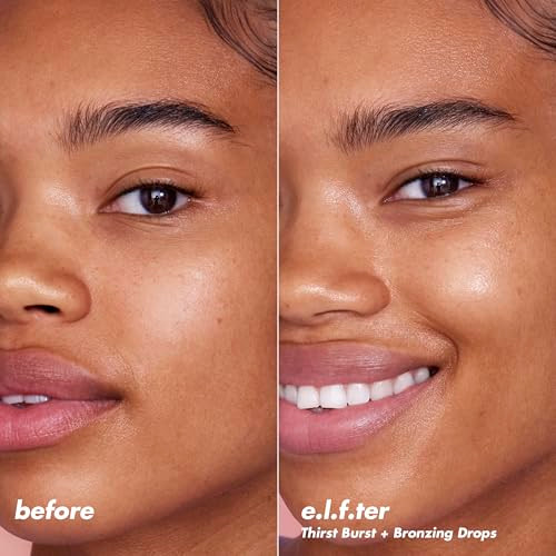 E.L.F. Skin The Hottest Drops Duo Holy Hydration Thirst Burst and Bronzing