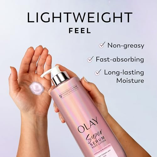 Olay Super Serum Body Wash + Hand and Body Lotion Bundle For 18.5 Fl Oz Pack Of 2