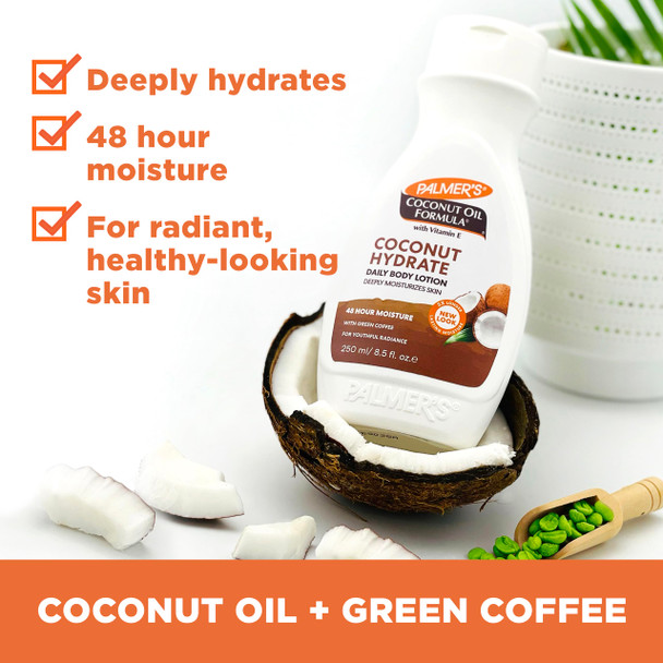 PalmerS Coconut Oil Formula Body Lotion For Dry Skin Hand and Body 8.5 Fl Oz Pack Of 1