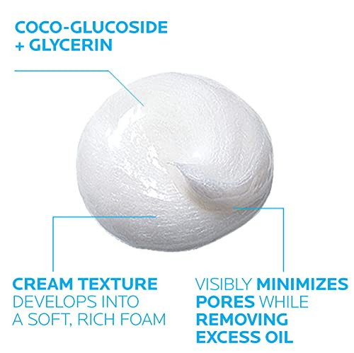 La Roche-Posay RochePosay Effaclar Deep Cleansing Foaming Facial Cleanser Cream Cleanser and Daily