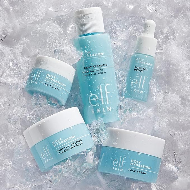 E.L.F. Skin Holy Hydration Hydrated Ever After Skincare Mini Kit Cleanser Makeup