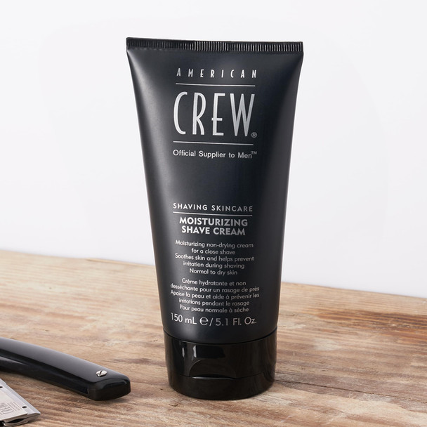 American Crew Shave Cream For Men NonFoaming Moisturizing Formula For Close Shave Conditioning 5.1 Fl Oz