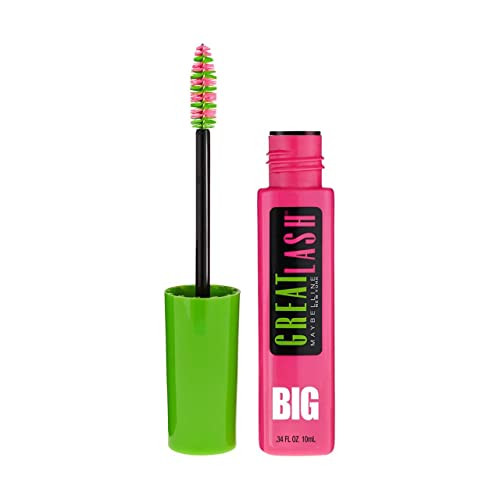 Maybelline York Great Lash Big Washable Mascara Brownish Black 132 Pack 0.34 Fluid Ounce Pack Of 3