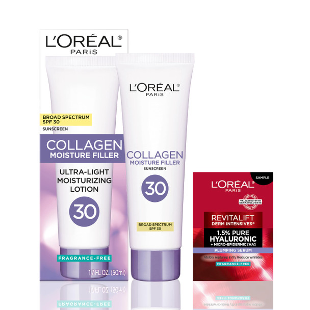 LOreal Paris Collagen Moisture Filler Face Cream With Broad Spectrum Spf 30 AntiAging