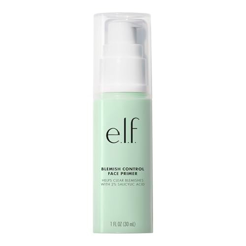 E.L.F. Blemish Control Face Primer Soothing and Hydrating Makeup Primer For Fighting