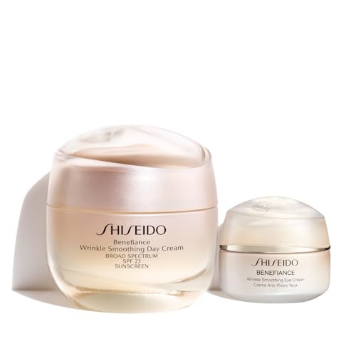 Shiseido Benefiance Wrinkle Smoothing Day Cream + Benefiance Wrinkle Smoothing Eye Cream 50 Ml