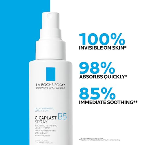La Roche-Posay RochePosay Cicaplast B5 Spray With Vitamin B5 Panthenol and Madecassoside Hydrating