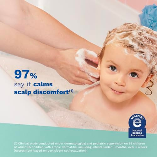 Mustela Stelatopia EczemaProne Skin Foam Shampoo For Newborn and Baby With With 5.07 Fl. Oz