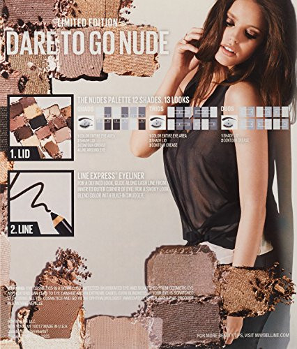 Maybelline York Nudes Palette Shadow And Line Express Liner