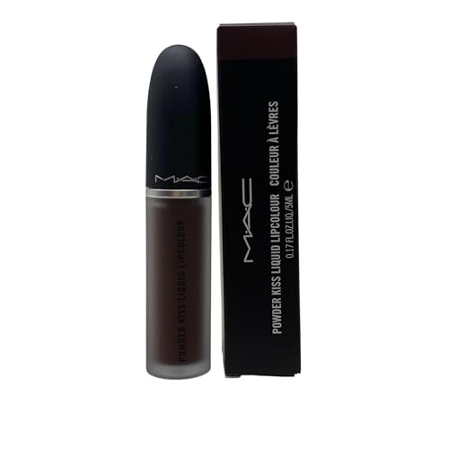 Mac Cosmetics Powder Kiss Liquid Lipcolour 955 Chestnut Deep Warm Brown / .17 Oz