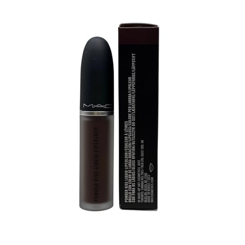 Mac Cosmetics Powder Kiss Liquid Lipcolour 955 Chestnut Deep Warm Brown / .17 Oz