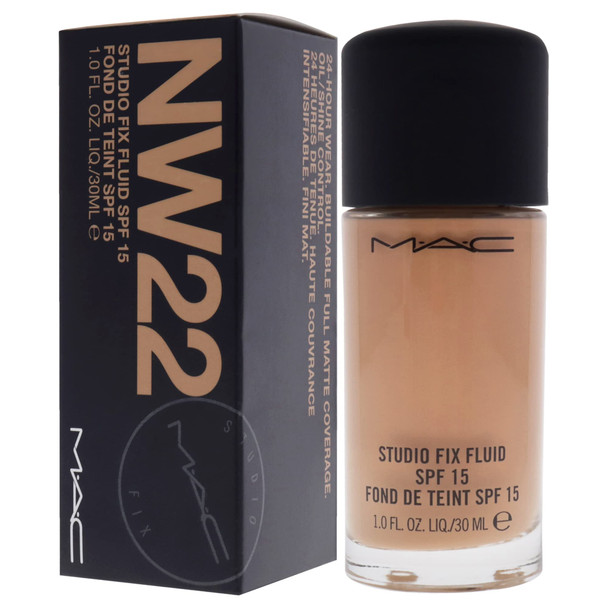 Mac Studio Fix Fluid Spf15 Nw22 M6Jc28 1.0582 Ounce