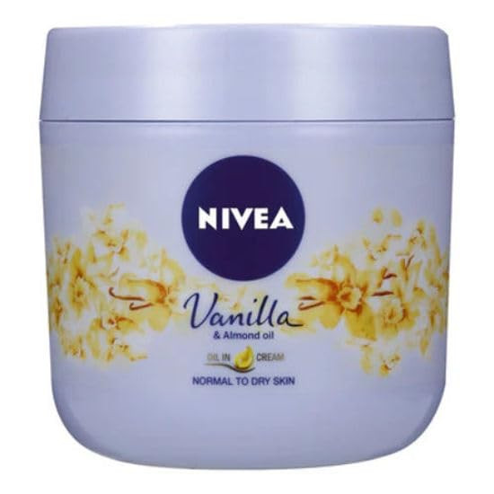 Nivea Vanilla Almond Oil Body Cream 1 13.52 Oz