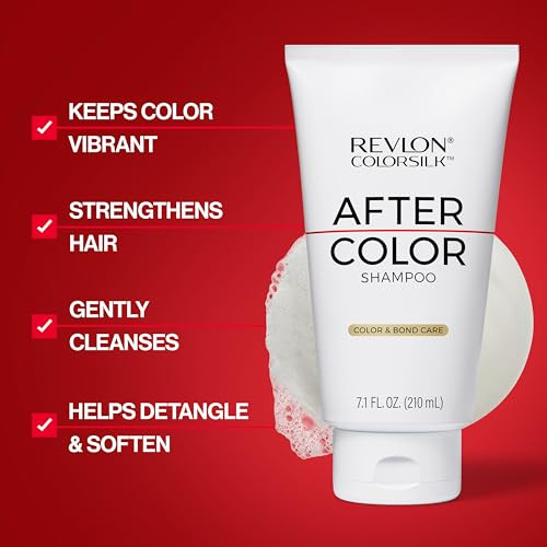 Revlon Colorsilk After Color Shampoo and Conditioner For Colored Treated Hair Bond Silk After Color Shampoo An 2 Pack