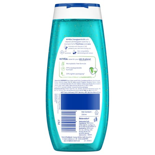 Nivea Frangipani and Oil Shower Gel 250 Ml