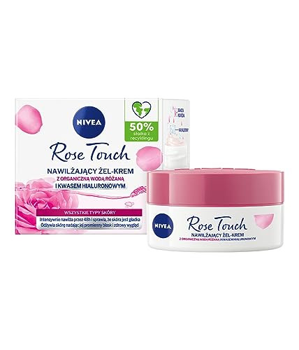 Nivea Rose Touch Moisturising Gel cream With Organic Rose Water and Hyaluronic 50 Ml