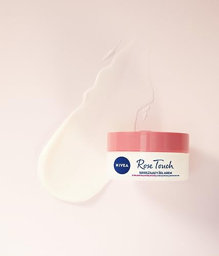 Nivea Rose Touch Moisturising Gel cream With Organic Rose Water and Hyaluronic 50 Ml