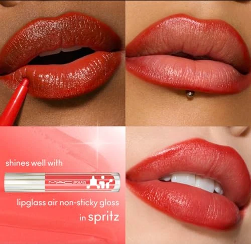 Mac Lipglazer Glossy Liner Lady Danger Mac Liner