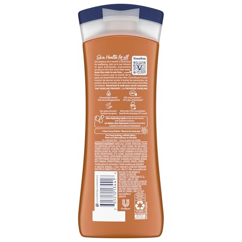 Vaseline Cocoa Radiant 2Pack Intensive Care Moisturizing Hand And Body Lotion With 10 Oz 2Pack