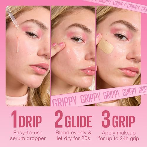 Maybelline Grippy Serum Primer Hydrating Makeup Primer With 2% Niacinamide For Up 1 Count