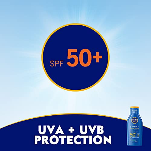 Nivea Sun Protect and Hydrate Travel Size Lotion Lightweight Fast Absorbing Formula 100Ml