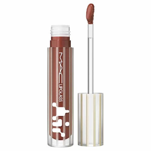 Mac Lip Air NonSticky Gloss 228 Aesthetic Deep Brown With Red Undertone .17 Fl Oz