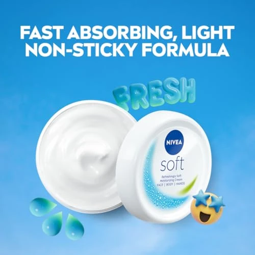 Nivea Soft Light Moisturiser 6.76 Fl Oz 196.5G
