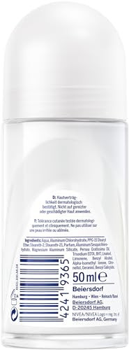 Nivea Women Dry Comfort RollOn Antiperspirant Deodorant AlcoholFree Formula Gentle Fragrance Daily 50 Ml