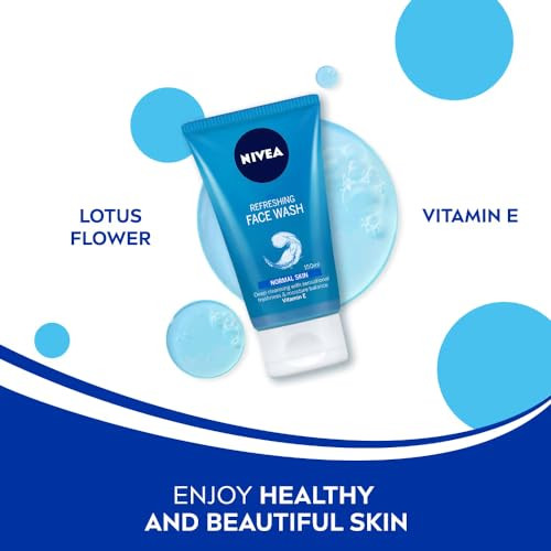 Nivea Refreshing Face Wash Normal Skin With Vitamin E 150Ml
