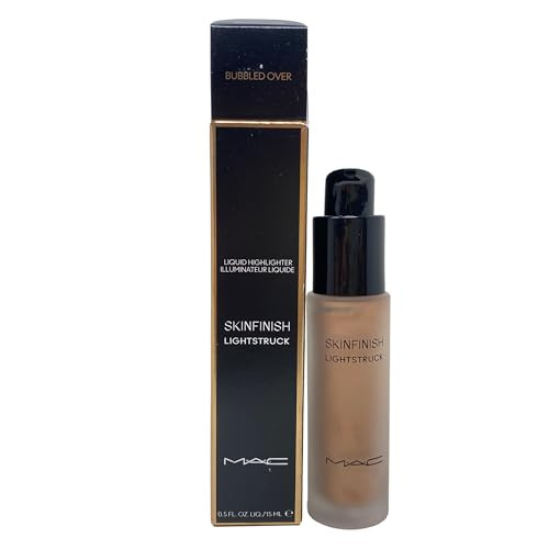 Mac Cosmetics Skinfinish Lightstruck Liquid Highlighter Bubbled Over Neutral Champagne / 0.5 Fl Oz