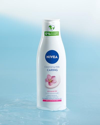 Nivea Gentle Cleansing Milk With Almond Oil Nourishing Facial Cleanser For Dry 200 Ml