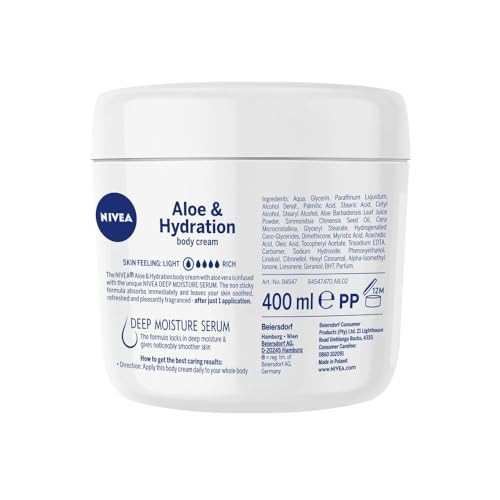 Nivea Aloe And Hydration Body Cream 1 13.52 Oz