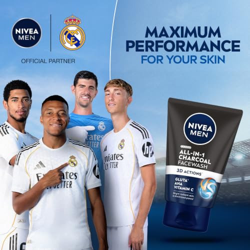 Nivea Men AllIn1 Face Wash Daily Facial Cleanser By Nivea 100 Ml