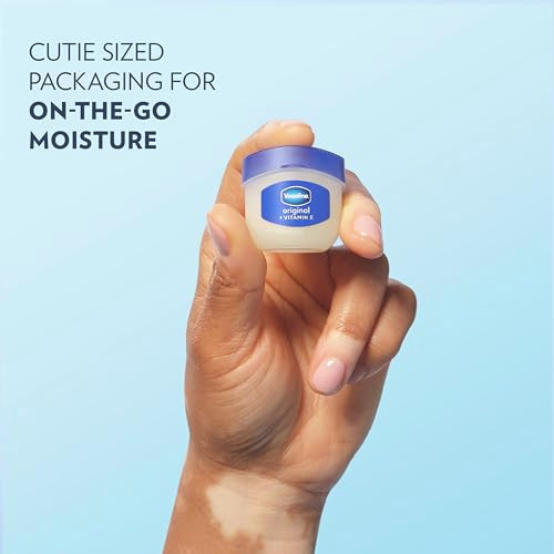 Vaseline Lip Therapy 2 Pack Original Mini For Dry Chapped Lips Hydrating 0.5 Oz 2 Pack