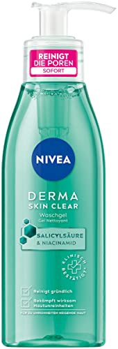 Nivea Derma Skin Clear Facial Cleansing Gel Daily Purifying Face Wash With 150 Ml