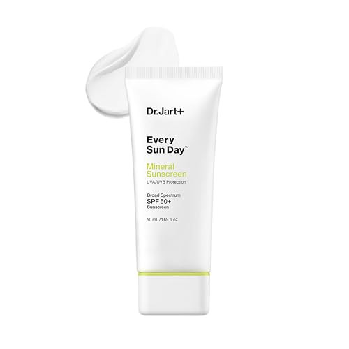 Dr.Jart+ Every Sun Day Mineral Korean Sunscreen Spf 50+ For Face With 1.69 Fl Oz