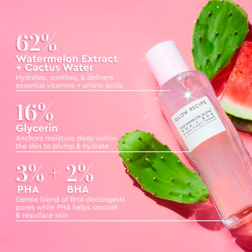 Glow Recipe Niacinamide Dew Drops Facial Serum and Illuminating Makeup Primer + Watermelon 40 Ml