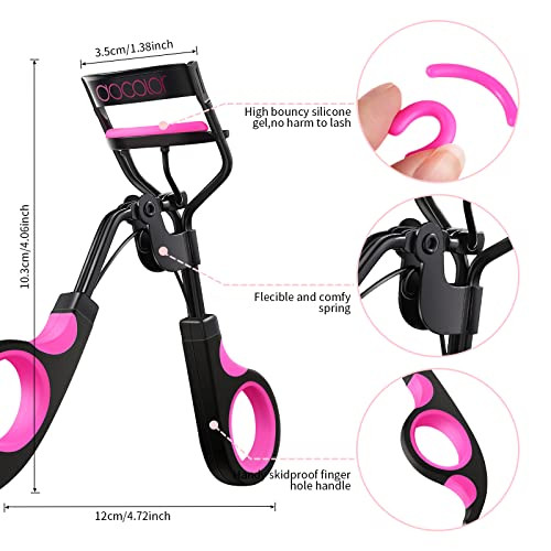 Docolor 4 In 1 Lash Curler Kit With 6 Extra Refill 10Pcs